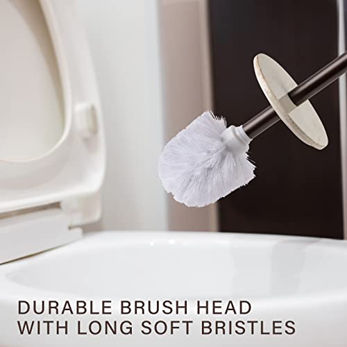 Image of Creative Scents Rustic Luxe Beige 6 Piece Bathroom Accessories Set