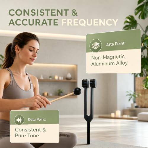 Miwayer Professional 64Hz Tuning Forks Black (Otto Style) for Healing, Medical, and Music - Multi-Frequency Tuning Fork Kit for Sound Therapy, Meditation, Chakra Balancing by Miwayer - Used condition - Image 6