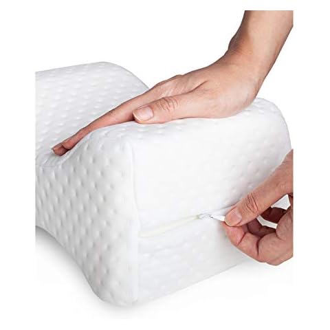 ABAKUHAUS Orthopädisches Viskoelastisches Kniekissen bezug aus Bio-Baumwolle Cover