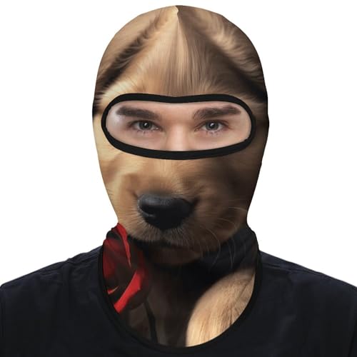Balaclava para perros, mascarilla facial para hombres y mujeres, protección solar, transpirable, cobertura total de cabeza para senderismo, ciclismo, correr y conducir