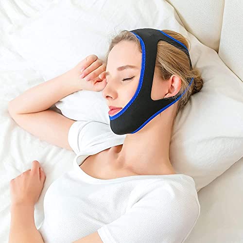 Snoring Chin Strap Snoring Chin Strap Comfortable Universal Anti Snoring Devices Adjustable Effective Stop Snoring Sleep Aid Snore Reducing Aid For Women & Men #TOP7