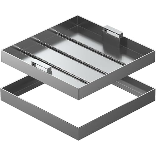 Tapa para pozo séptico de acero inoxidable con cierre seguro antióxido