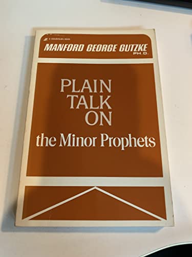 Plain Talk on the Minor Prophets 0310419417 Book Cover
