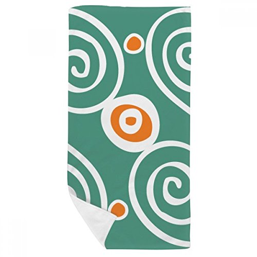 Débarbouillette 35x70cm Mexique Totems serviette douce plantes vertes