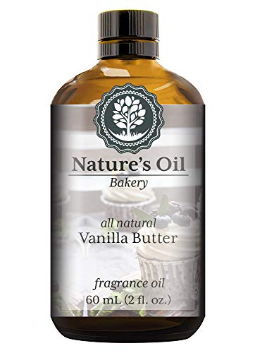 Vanilla Butter Fragrance Oil (60ml) For Diffusers, Soap Making, Candles, Lotion, Home Scents, Linen Spray, Bath Bombs, Slime