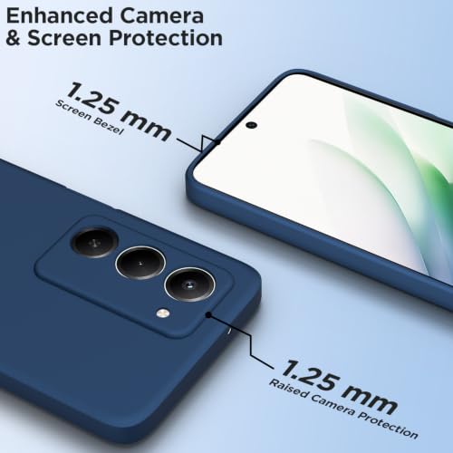 Image of Outlouders Back Cover for Redmi 15 5G | Camera Protection | Durable Soft Matte Silicone Bumper Case (Blue)
