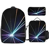 Grande capacité : cet ensemble de sac à dos 3 pièces comprend 1 sac à dos, 1 sac à déjeuner et 1 porte-monnaie, qui offre un grand espace de rangement et de confort. Design de grande capacité pour garder tout organisé et facile d'accès