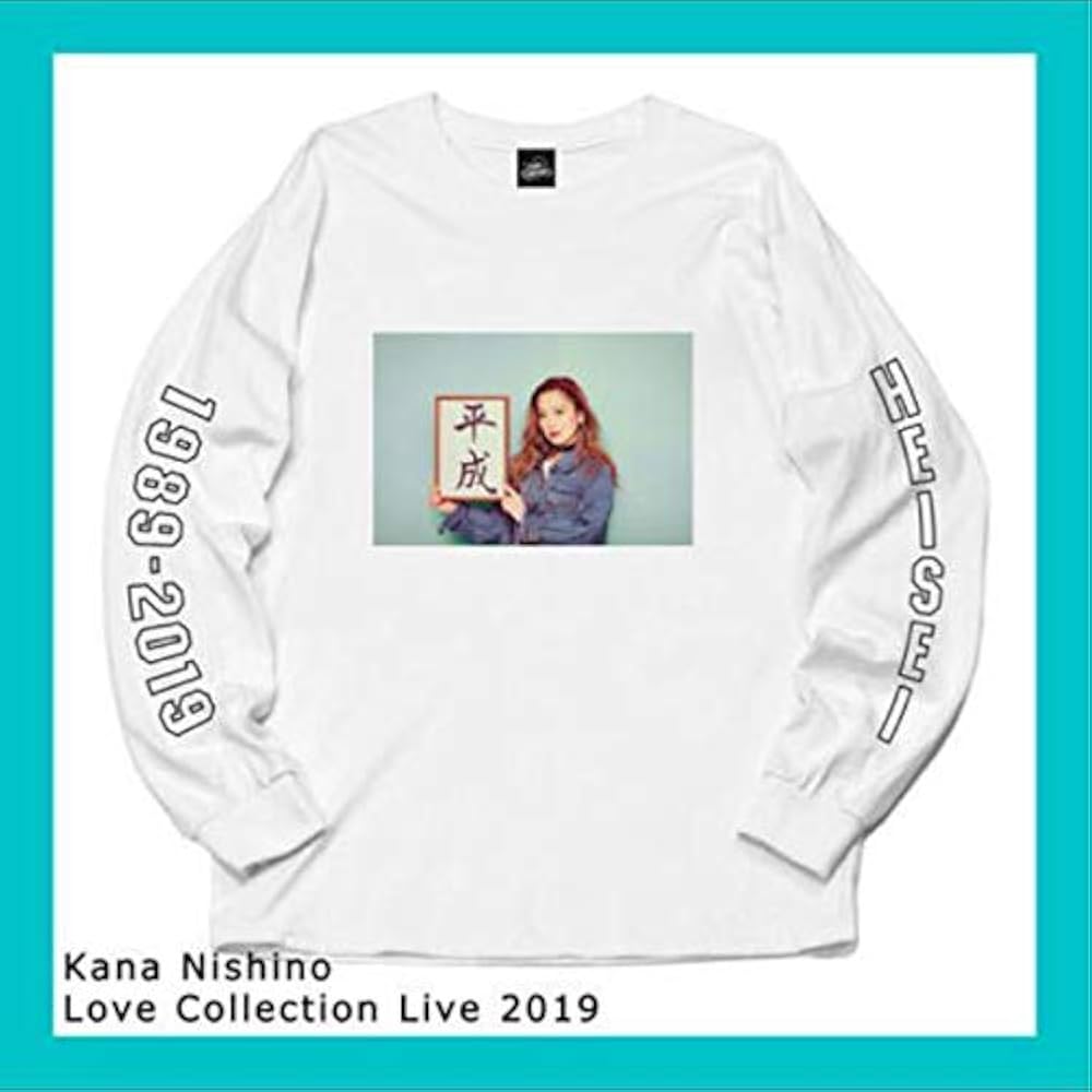 新品 西野カナ ロンT 平成 Love Collection LIVE Tシャツ Amazon.co.jp: 西野カナ tシャツ 平成 love collection live