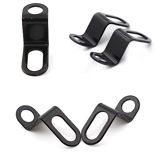Motorbike Lights Mounting Brackets Universal 10mm hole Motorcycle Turn Signal Support Relocation Bracket Metal holder compatible with Harley Suzuki Kawasaki Honda