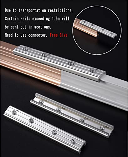 Espacios difíciles sin adaptar: Riel de cortina dorado flexible 5