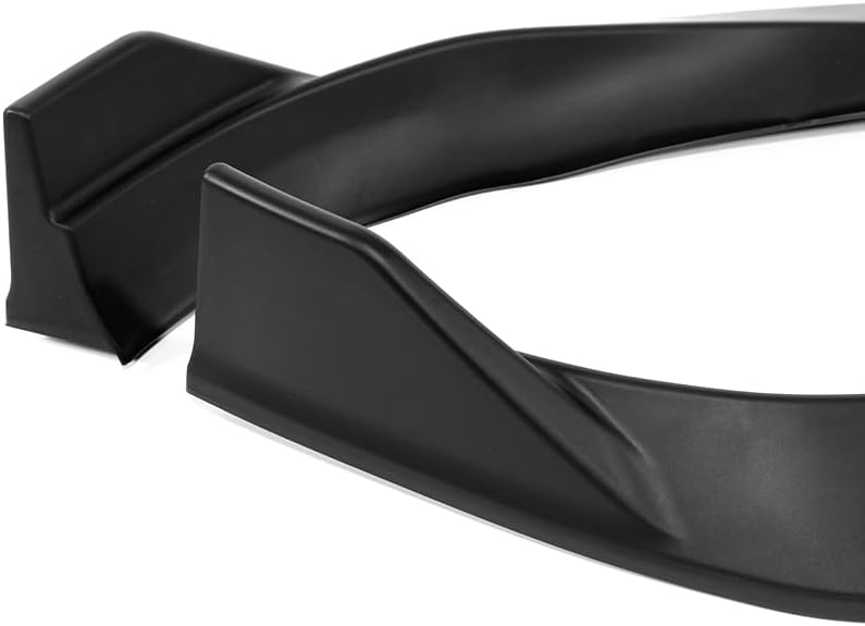 3PCS ABS Front Bumper Lip Spoiler, Air Dams Chin Spoiler, Front Splitter, Compatible with 2019-2023 BMW (G05) X5 M-Sport Bumper, Exterior Replacement Part (Unpainted Black)