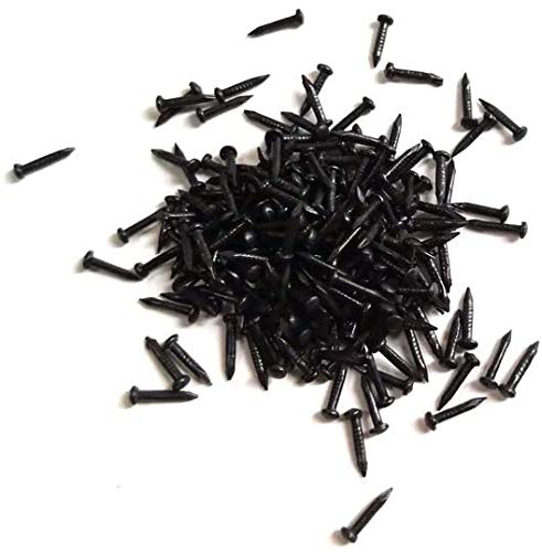 Small Nails, Bluelec 200Pcs Wooden Nail For Household Decoration, String Art Or Any Other Diy Things (1×6Mm/0.04×0.23Inch, Black) #TOP4