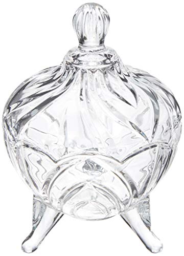 Bomboniere de Vidro Fruit Lyor Transparente 9.5 x 13 cm