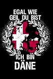  Dänemark: Dänen sind cooler!: Notizbuch / Notizheft für Däne Trikot Denmark A5 (6x9in) liniert mit Linien