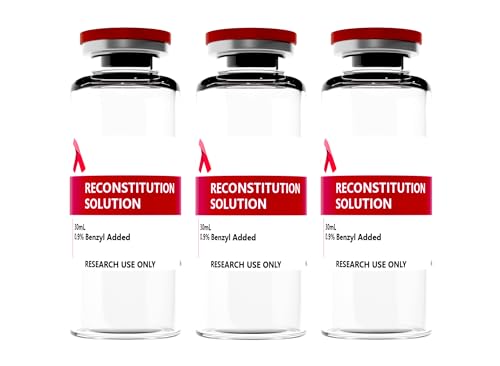 Reconstitution Solution 3-Pack - 30ml - Ultra Clean Solution in Premium Glass Vials | Made in USA