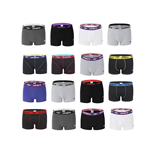 UMBRO Pack Sorpresa Calzoncillos Hombre Boxer Algodón (Lote de 6), Modelo Seleccionado al Azar