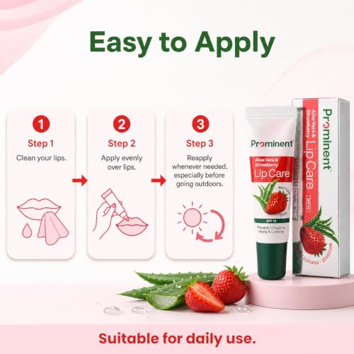 Image of PROMINENT Lip Care Balm 20g | Moisturizing & Healing Lip Treatment | Natural Ingredients for Dry & Chapped Lips | Long Lasting Hydration Smooth Texture Unisex Pocket Friendly - Pack of 2
