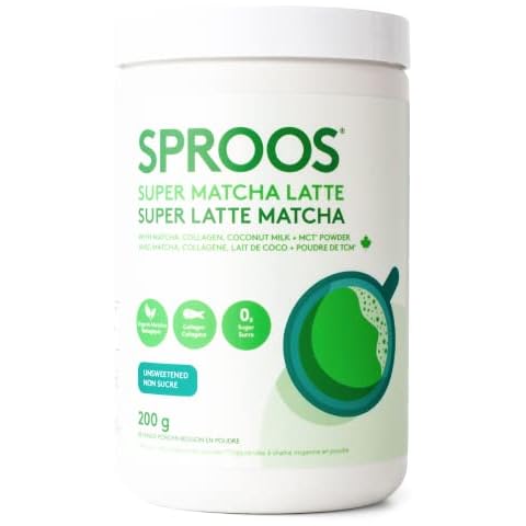 SPROOS Super Matcha Latte Powder 200g Cover