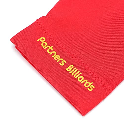 Image of LGB Partners Billiards Professional Snooker and Pool Glove, Two-Finger Design, Pack of 1 (RED)
