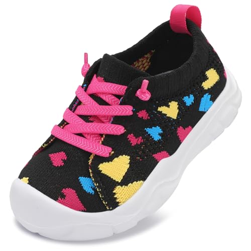 Image of LeIsfIt Toddler Shoes Boys Girls Wide Toe Box Breathable Slip-On Sneakers Kids Lightweight Barefoot Feel Shoes for Everyday Play