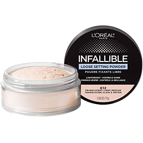 L'oreal Paris Infallible Tinted Loose Setting Powders, Matte Finish, Lightweight, No White Cast, 2 Shades From Light To Deep, Translucent Medium-Deep, 0.28 Oz #TOP2