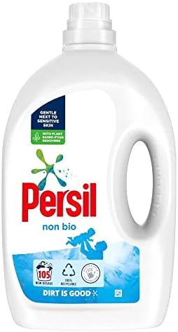 Persil Non Bio Washing Detergent Liquid 105 wash, 3.675L Pack of 1