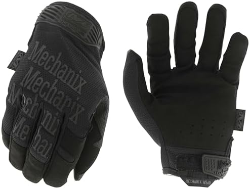 Mechanix Wear The Original Covert Work Gloves, Multi-Use, Black - Small
