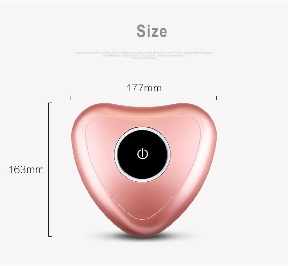 Car Air Purifier HEPA Purifier Portable Aroma Diffuser for Office Home Car (Wireless Matte Black)