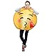 Adult Unisex Emoticon Costumes Blew a Kiss One Size