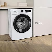 Gorenje WPAM74SA1T Waschmaschine mit Dampffunktion/ConnectLife/7Kg slim/1400 U/min/15 Programme/Totaler AquaStop/Wave Active Trommel/ExtraHygiene/PowerWash/Schnell Waschgang/EEK 10% besser als A – Ansicht 3