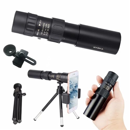 Kompaktowy teleskop monokularowy o dużej mocy z uchwytem na smartfona, idealny do obserwacji ptaków, polowania, wędrówek, koncertów, podróży