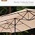 Sophia & William 13ft Large Patio Umbrella with Crank Lift, Outdoor Double-sided Market Umbrella for Balcony, Deck, Pool, Beige