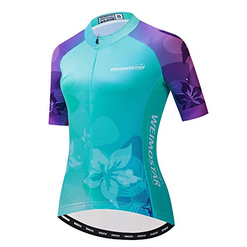 Womens Cycling Jersey Short Sleeve Bike Racing Shirt Shorts Bicycle Lady Sportwear Clothing XL