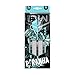 DW Piranha 01 90% Tungsten Steel Tip Dart, 25G | Metal Tip Dart Set with Spare Flights and Storage Case Wallet, Fun Darts Gift Set, Straight Dart Barrels, Professional Darts Accessories