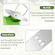 15 Pieces Metal Grass Trimmer Blades,Grass Trimmer Accessories, Grass Trimmer Knife Plastic, Metal Blade for Grass Trimmer