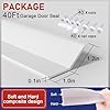 Garage Door Seal Top and Sides - 40 Ft Garage Door Weather Stripping Side Seal, Heavy Duty Weatherproof TPE, Insulates, Prevents Drafts, Easy Installation for Homeowners and DIYers