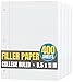 1InTheOffice College Ruled Filler Paper, 8 1/2" x 11", 400 Sheets (400 Sheets)