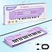 Keyboard Piano for Kids, BIGFUN 37 Keys Toddler Piano Multifunction Music Educational Instrument Toy, Electronic Kids Keyboard for 3-7 Year Old Girls and Boys (Purple)