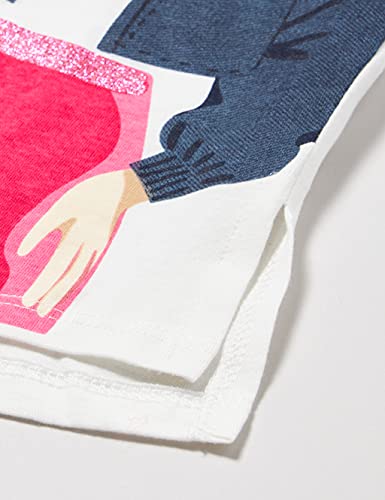 Chicco Bambina T-Shirt Manica Lunga, Bianco, 116