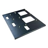 ALAMENGDA DIY Gaming Computer Case, ATX Open Chassis Case Rack for E-ATX/ATX/M-ATX/ITX Motherboards, szerokie ciało rozpraszanie ciepła, akcesoria do desek głównych SSD