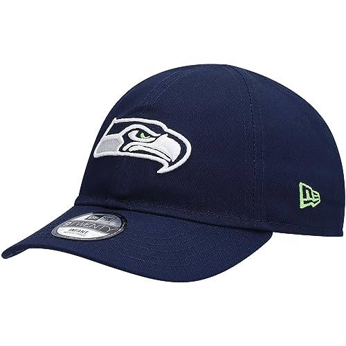 Image of New Era Newborn & Infant College Navy Seattle Seahawks My 1st 9TWENTY Flex Hat