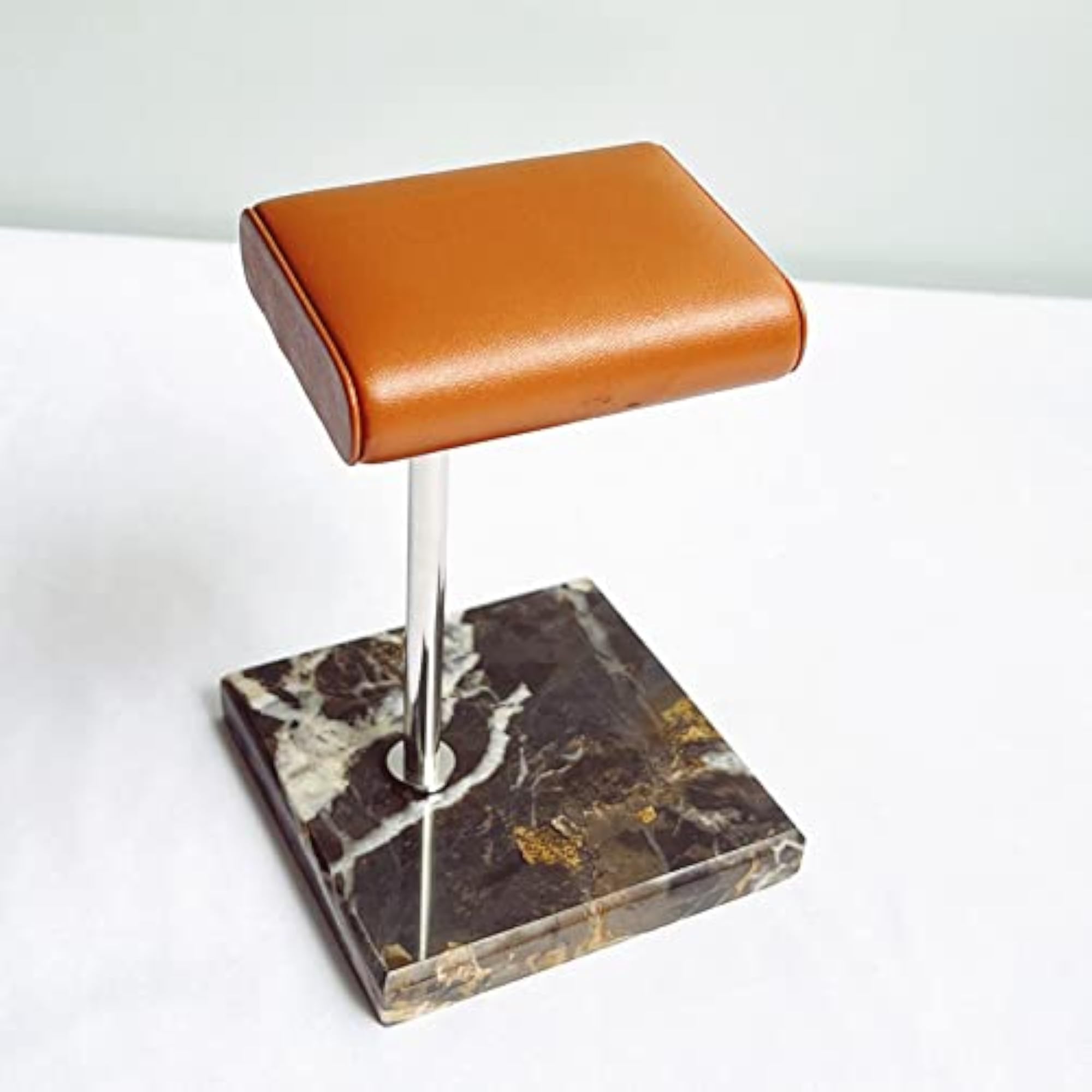 Durable PU Leather Watch and Bracelet Display Stand, Brown