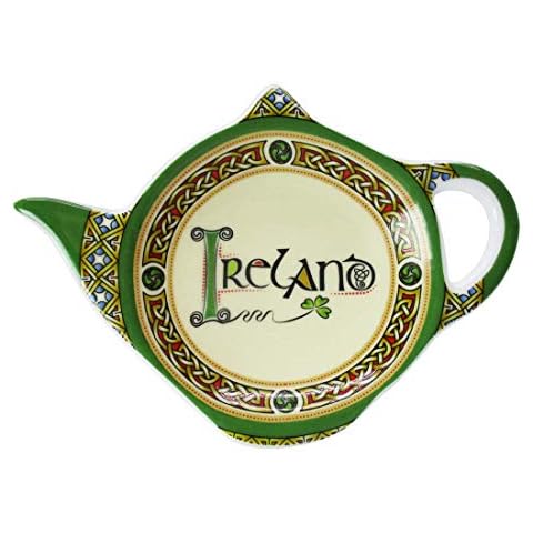 Royal Tara Keltisch Irisch Teebeutelhalter aus New Bone China | Teebeutelablage aus Keramik Cover