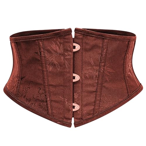 CRFFZ Cincher Corsé adelgazante con correa ajustada para dar forma al cuerpo y gestos en 5 colores, marrón, XS