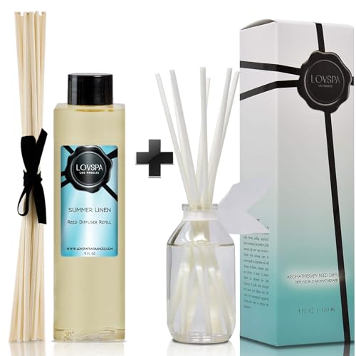 Repuesto Difusor de Varillas Summer Linen 4 oz Pack miniatura 1