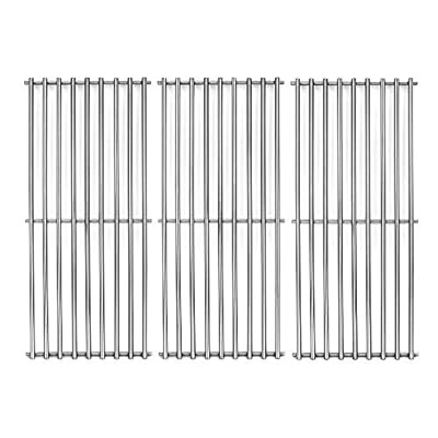 Votenli S6505A (3-Pack) Stainless Steel Cooking Grid Grates Replacement for Chargriller 3001, 3008, 3030, 4000, 5050, 5252,5650,King Griller 3008 5252 Set of 3