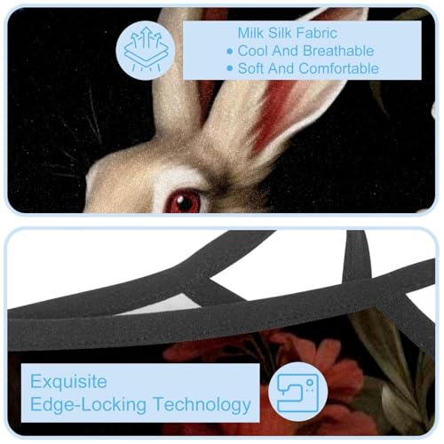 4 Pack Rabbit Bunny Fishing Neck Gaiter - UV Face Mask Sun Protection for Men & Women4