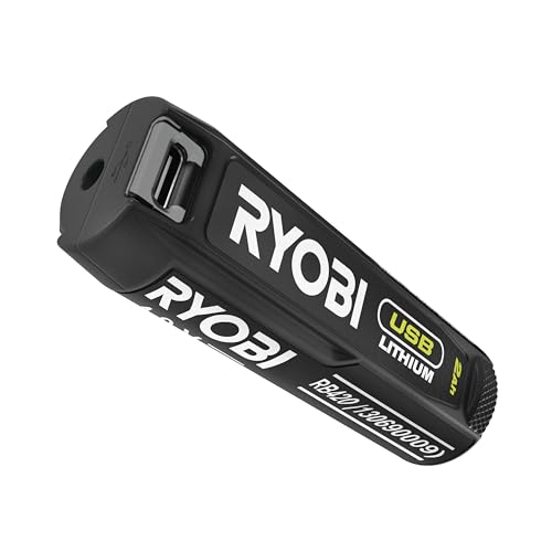 Ryobi RB420 4V USB Lithium 2.0Ah Battery, Charcoal