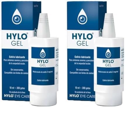 Hylo Gel per gli occhi, 10 ml, confezione da 2