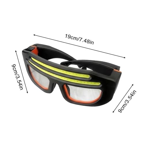 Evite accidentes en la oscuridad con gafas de seguridad LED recargables 6